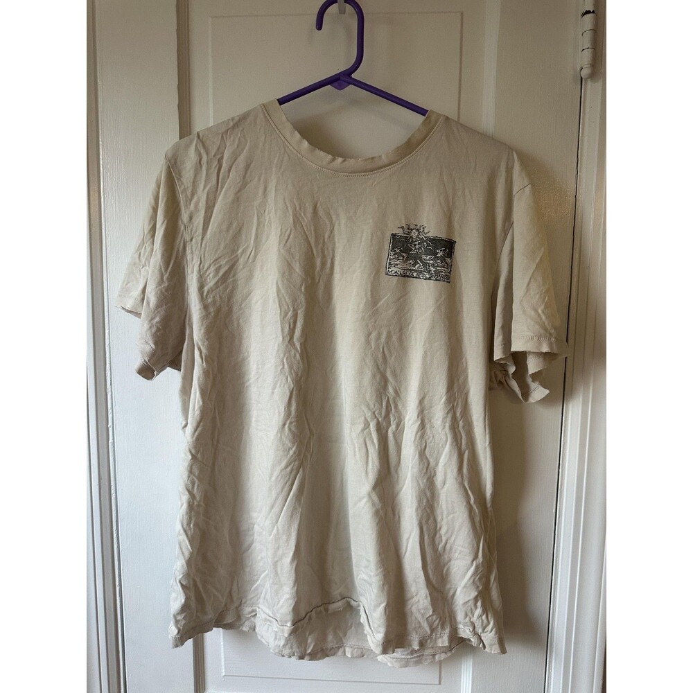 Maui And Sons Shirt Mens Large Beige Vintage Surf Collection Graphic T-Shirt